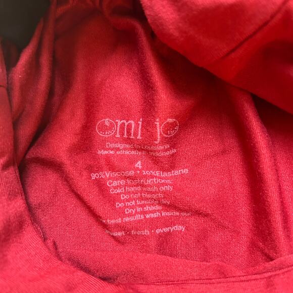 Omi Jo Well Dressed Wolf Deck The Halls American Beauty Tunic Set 4Y - Picture 4 of 6